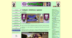 Desktop Screenshot of glitterbug.dk